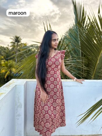 Ajrakh Aline Frock VS21017