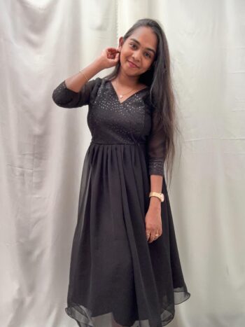 Black Elegant Dress VS22011