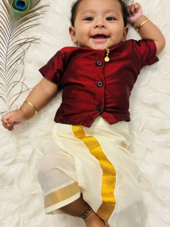 Shirt And Dhoti VS22025