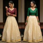 Pattupavada set Fullstitched VS22008