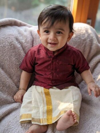 Shirt And Dhoti VS22025