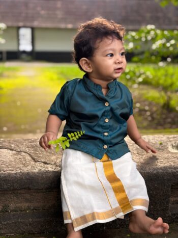 Shirt And Dhoti VS22025
