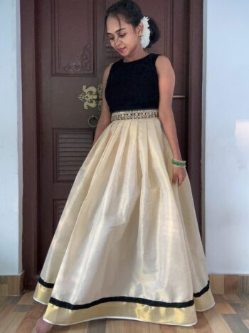 Premium Velvet Blouse & Tissue Skirt VSL01