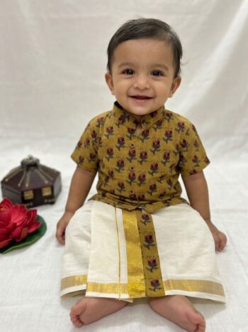 Baby Boy Shirt And Dhoti VSB04