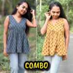 Cotton Peplum Top VS012
